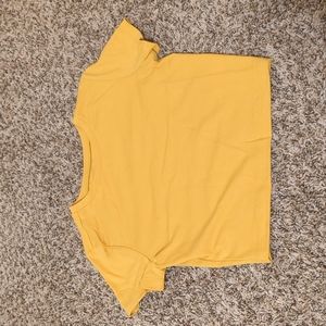Basic Yellow Crop Top